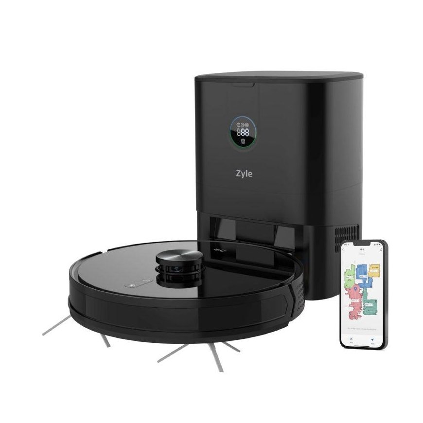 Robot Vacuum Cleaner Zyle ZY510RVB with Dust Disposal Station