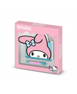 Karactermania Hello Kitty and Friends My Melody - päiväkirja + kynä