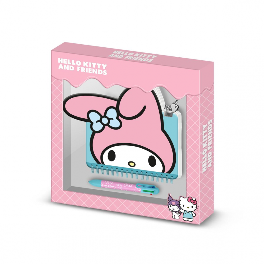 Karactermania Hello Kitty ja sõbrad My Melody päevik + pastapliiats