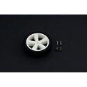 Oem DFRobot ratas 80x17mm - 1 vnt. Oem DFRobot ratas 80x17mm - 1 vnt.