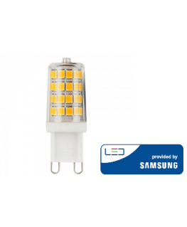 3W LED spuldze V-TAC, G9, 4000K (dabiski balta), SAMSUNG LED mikroshēma
