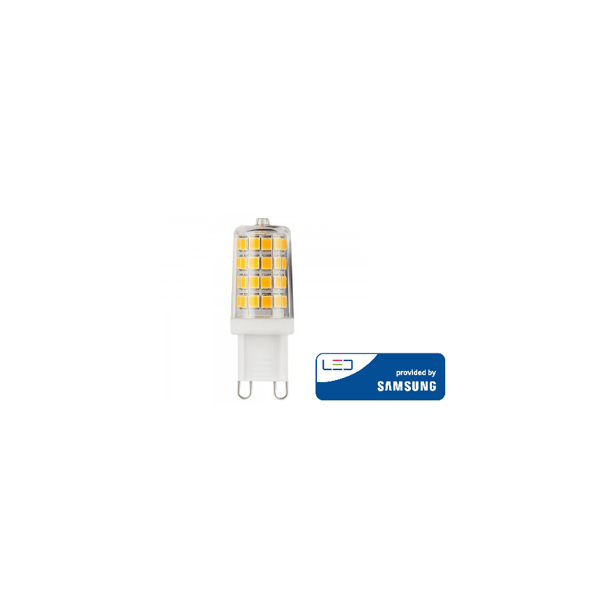 3W LED spuldze V-TAC, G9, 4000K (dabiski balta), SAMSUNG LED mikroshēma