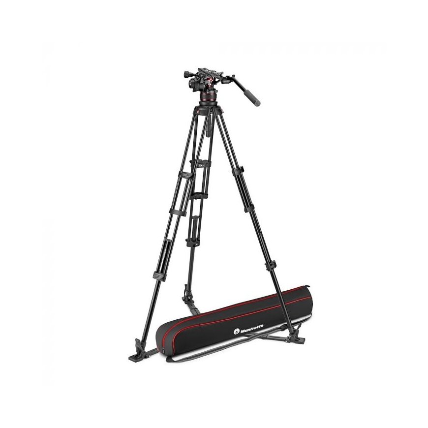 Manfrotto Nitrotech 612 Aluminium tripod head Black 1/4, 3/8" Fluid – 2