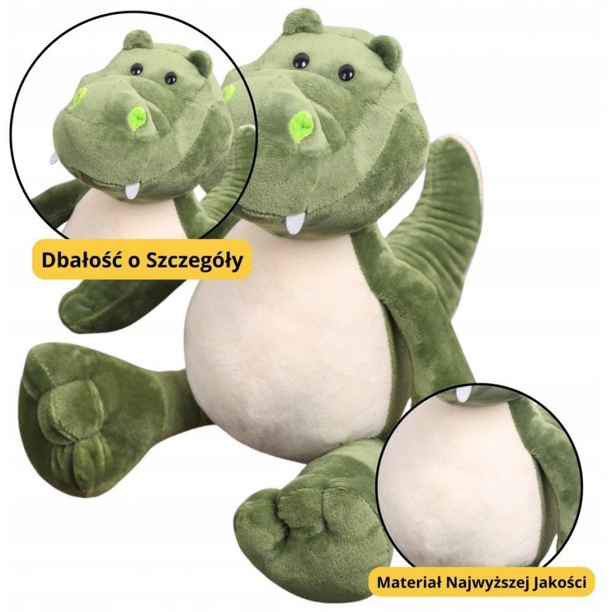 Lean Toys mängu plüüsist krokodill 25 cm – 2