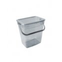 Plastic Team 6L Powder Container Transparent Dark Blue Plastic Team 6L Powder Container Transparent Dark Blue