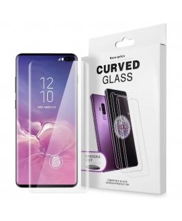 Reach LCD aizsargstikliņš Nano Optics 5D UV līme Samsung S908 S22 Ultra 5G izliekts caurspīdīgs