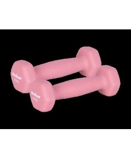 Neoprēna čuguna hanteles HEX 2x0.5kg, REBEL ACTIVE