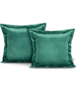 AmeliaHome Dekoratiivinen tyynyliina AH VELVET D.BROWN PIPING 45X45*2