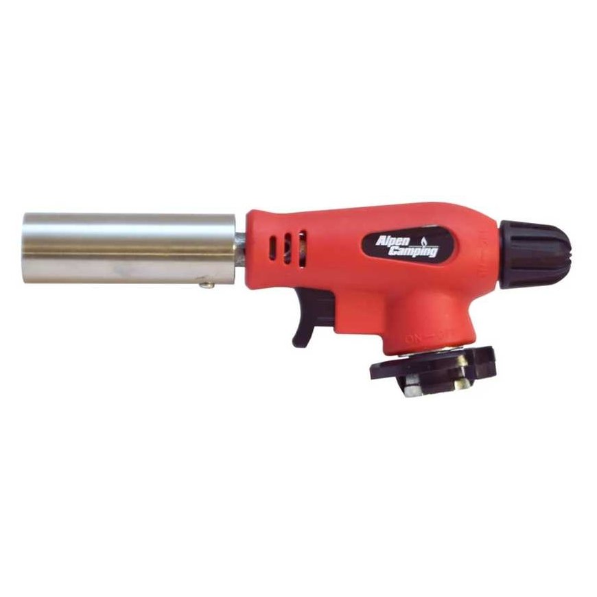 Inko Time "Alpen Camping" cartridge burner, 360° operating range, flame temperature 1300°C, piezoelectric ignition, OLIMP