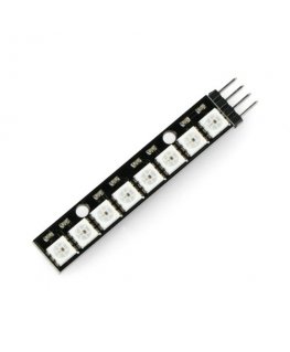 Oem RGB LED-nauha WS2812 5050 x 8 valodiodit - 53 mm - juotetut liitännät