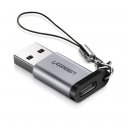 Ugreen 50533 kabelių lizdinio / kištukinio jungčių tipo keitiklis USB A USB C Sidabras Ugreen 50533 kabelių lizdinio / kištukinio jungčių tipo keitiklis USB A USB C Sidabras