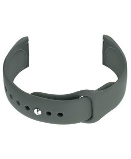 Pacific Rubber Watch Strap U21 22mm - Dark Grey
