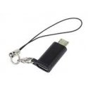„PremiumCord“ adapteri USB-C liitin – USB 2.0 Micro-B/uros, musta, ripustuskoukkulla. „PremiumCord“ adapteri USB-C liitin – USB 2.0 Micro-B/uros, musta, ripustuskoukkulla.
