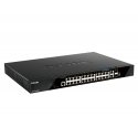 D-Link DGS-1520-28MP/E сетевой коммутатор Управляемый L3 Gigabit Ethernet (10/100/1000) Питание по E D-Link DGS-1520-28MP/E сетевой коммутатор Управляемый L3 Gigabit Ethernet (10/100/1000) Питание по E