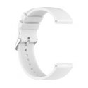 4Wrist Universāls silikona siksniņa ar sudraba aizdari 22 mm - Balta 4Wrist Universāls silikona siksniņa ar sudraba aizdari 22 mm - Balta
