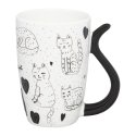 Juoda katė puodelis 380 ml Cats AMBITION Juoda katė puodelis 380 ml Cats AMBITION