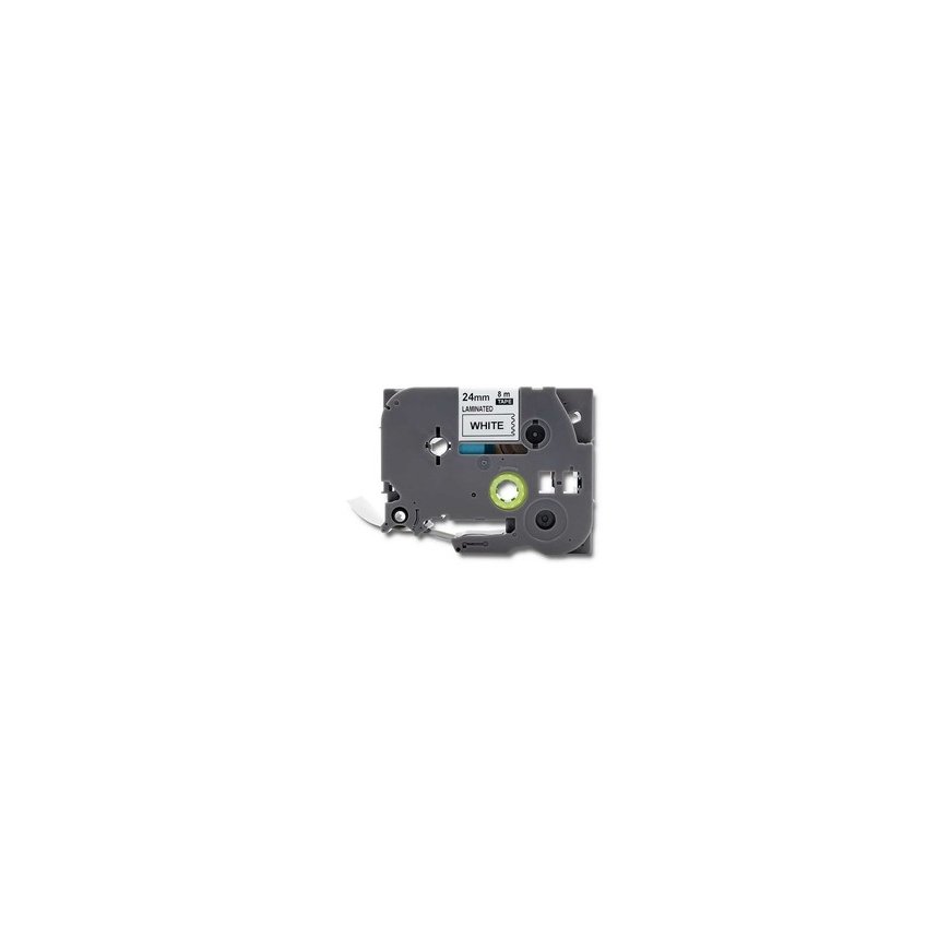 QOLTEC 50749 Лента для BROTHER TZ2-251 / 24 мм x 8 м / печать черная на белом