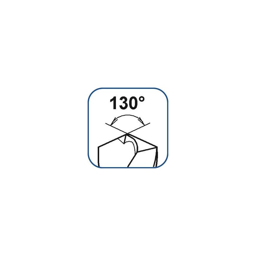 metāla urbis, kobaltam 4,8 mm, HSS-Co ALPEN [0061300480100] – 2
