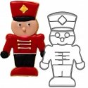 Форма для вырезания печенья NUTCRACKER Дед Мороз / Birkmann Форма для вырезания печенья NUTCRACKER Дед Мороз / Birkmann