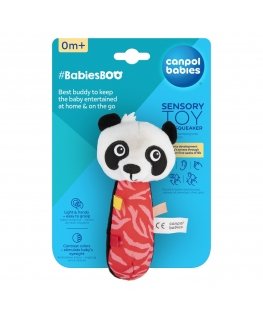 CANPOL BABIES pehmeä sirisevä aistilelu BABIESBOO PANDA, 68/095_panda