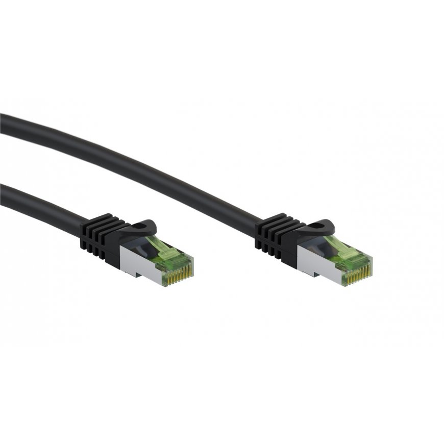 Goobay CAT 8.1 S/FTP patch cord, AWG 26, black, 2m