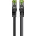Goobay CAT 8.1 S/FTP patch cord, AWG 26, black, 2m Goobay CAT 8.1 S/FTP patch cord, AWG 26, black, 2m