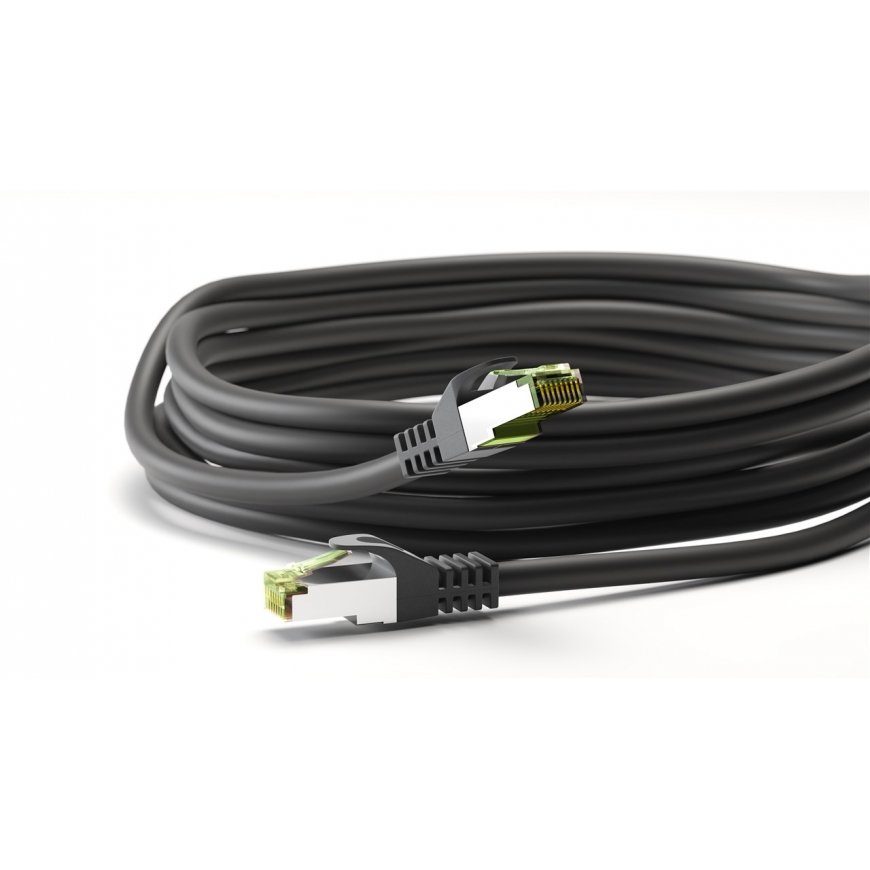 Goobay CAT 8.1 S/FTP patch cord, AWG 26, black, 2m – 5