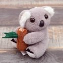 Lean Toys Plush Koala Keychain