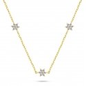 Brilio Silver Brilio Sidabrinis Charming gold-plated pendant with zircons NCL109Y Brilio Silver Brilio Sidabrinis Charming gold-plated pendant with zircons NCL109Y