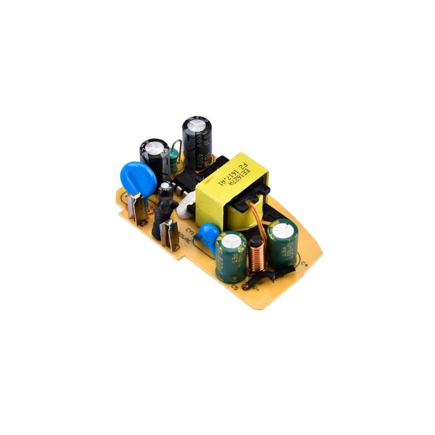 OEM AC-DC 5V - 2A power supply without housing - designed for LED lighting, GSM modules, routers.