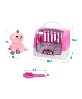 Woopie Toy - Unicorn Storage with Grooming Brush