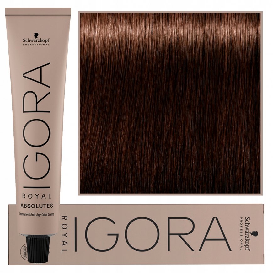 Schwarzkopf Professional Igora Zero Amm Hiustenväri 60ml - 5-60 | Vaalea Suklaa Luonnollinen