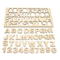 Oem mudelipuit tähestikuga ja numbritega 0-9 - 300x150x3mm Oem mudelipuit tähestikuga ja numbritega 0-9 - 300x150x3mm