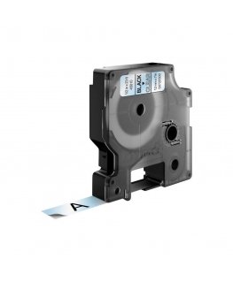 DYMO D1 Standard - Black on Transparent - 12mm