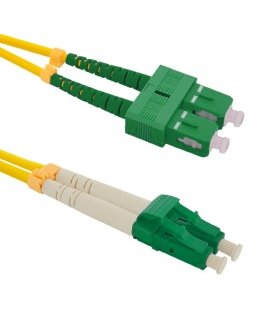 Qoltec 54037 InfiniBand/fibre optic cable 3 m SC LC Yellow
