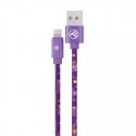 Tellur TLL155601 „Lightning“ kabelis 1 m Violetinė Tellur TLL155601 „Lightning“ kabelis 1 m Violetinė