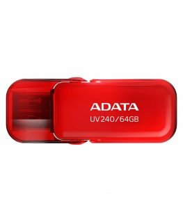 ADATA UV240 USB zibatmiņa 64 GB USB Type-A 2.0 Sarkans