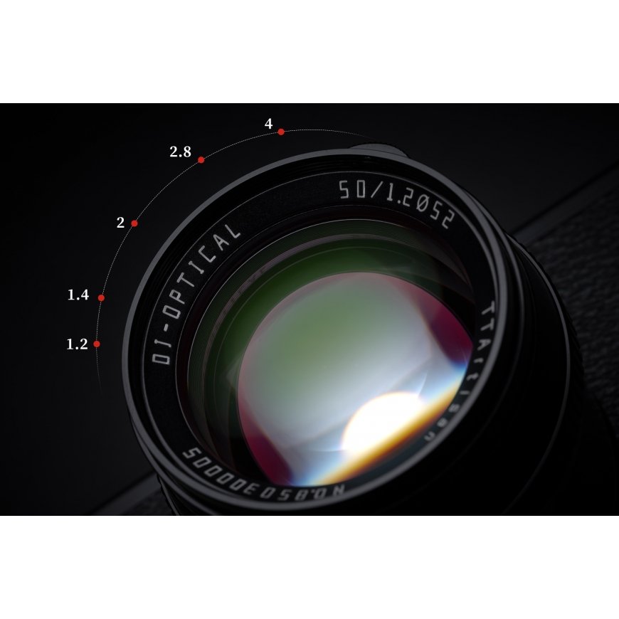 TTArtisan APS-C 50mm F1.2 MILC Juoda – 5