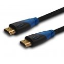 Savio CL-48 HDMI-kaapeli 2 m HDMI-tyyppi A (vakio) musta, Sininen Savio CL-48 HDMI-kaapeli 2 m HDMI-tyyppi A (vakio) musta, Sininen