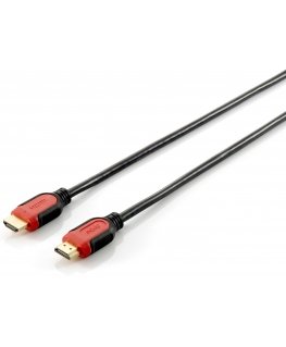 Equip 119342 HDMI kabelis 2 m HDMI A tipo (standartinis) Juoda, Raudona