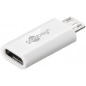 Goobay 55550 kabelių lizdinio / kištukinio jungčių tipo keitiklis USB Micro B USB C Balta Goobay 55550 kabelių lizdinio / kištukinio jungčių tipo keitiklis USB Micro B USB C Balta