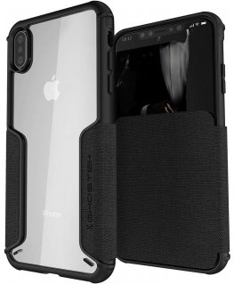 Ghostek Exec 3 mobiliojo telefono dėklas 16,5 cm (6.5") Piniginės tipo Juoda