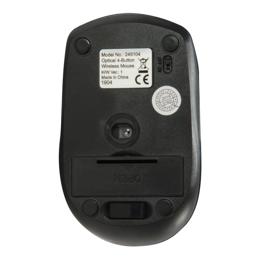 Equip 245104 pele Ceļošanai Abām rokām RF Bezvadu Optisks 1600 DPI – 4