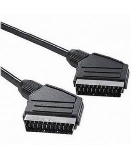 PremiumCord Scart-Scart 2m M/M Scart kaapeli SCART (21-pin) musta