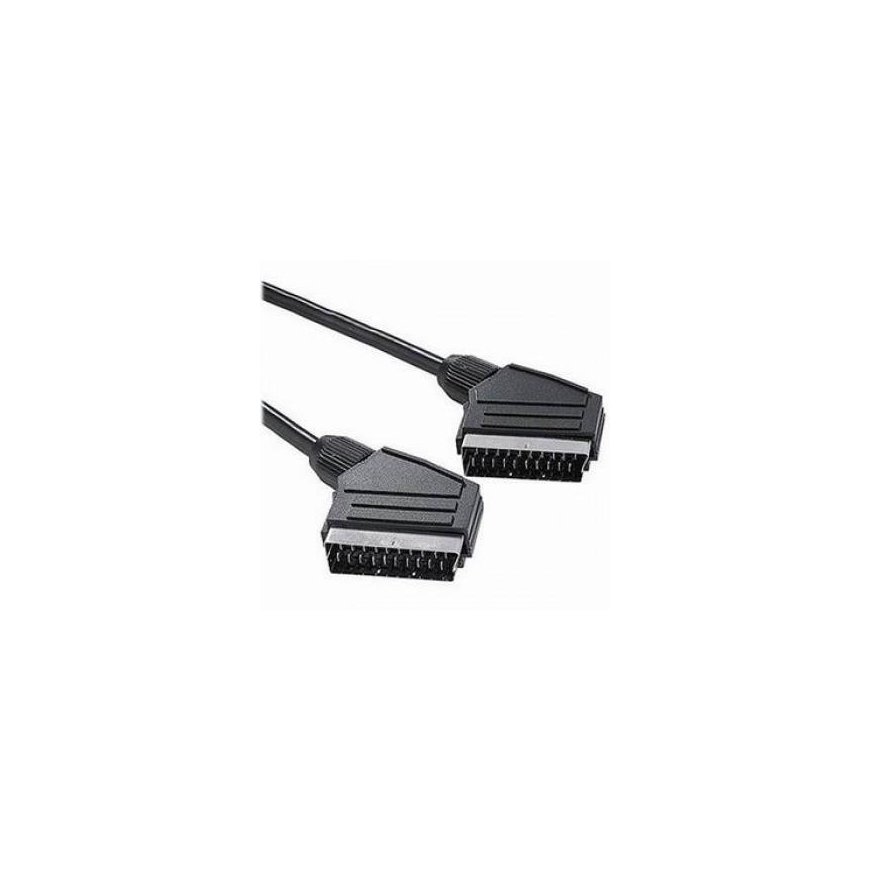 PremiumCord Scart-Scart 2m M/M Scart kaapeli SCART (21-pin) musta