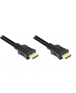 Alcasa 4514-030 HDMI-kaabel 3 m HDMI tüüp A (Standard) Must