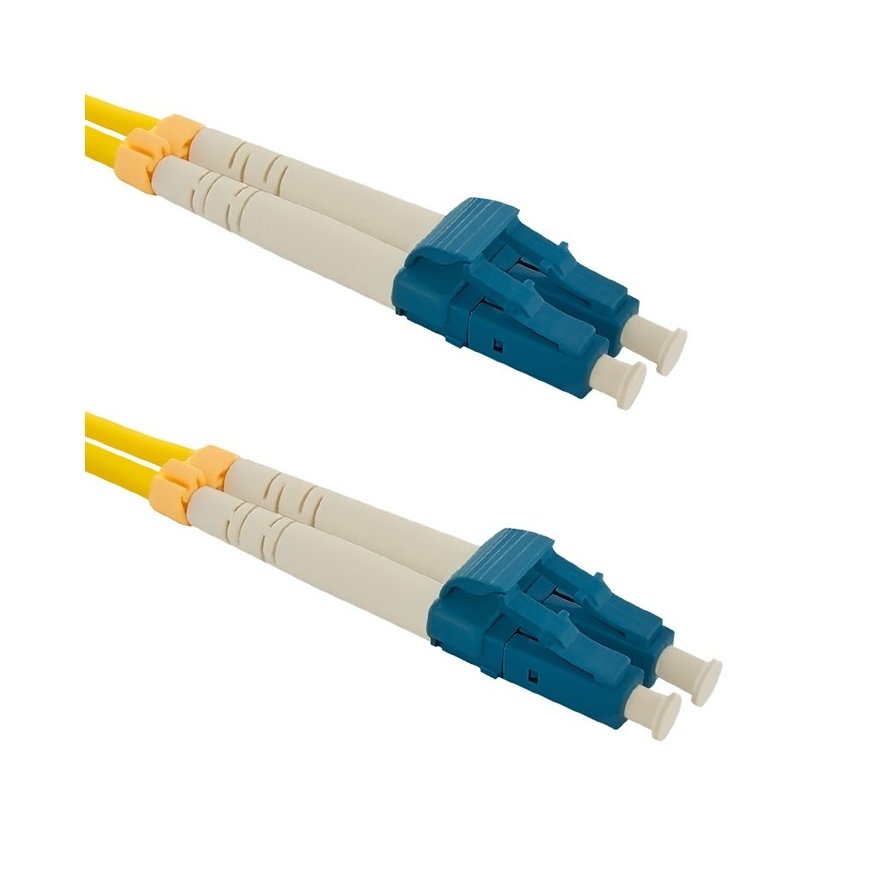 Qoltec 54016 InfiniBand un optiskās šķiedras kabelis 3 m LC Dzeltens