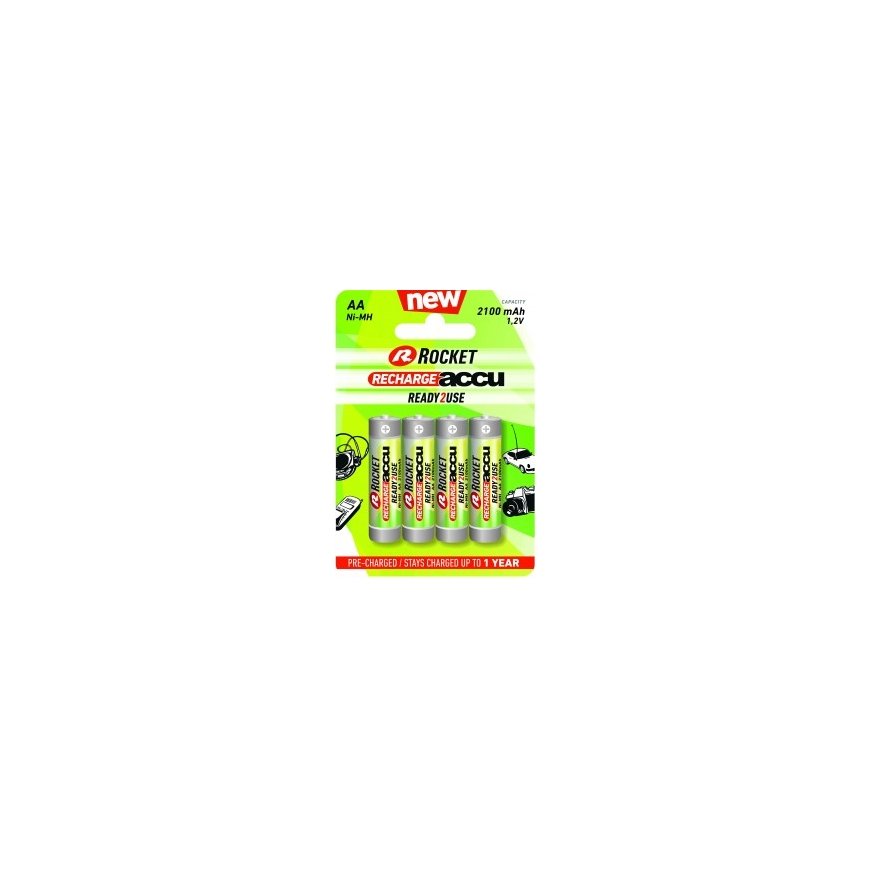 ROCKET HR6-2100-R2U buitinė baterija Įkraunama baterija AA Nikelio-metalo hidridas (NiMH)