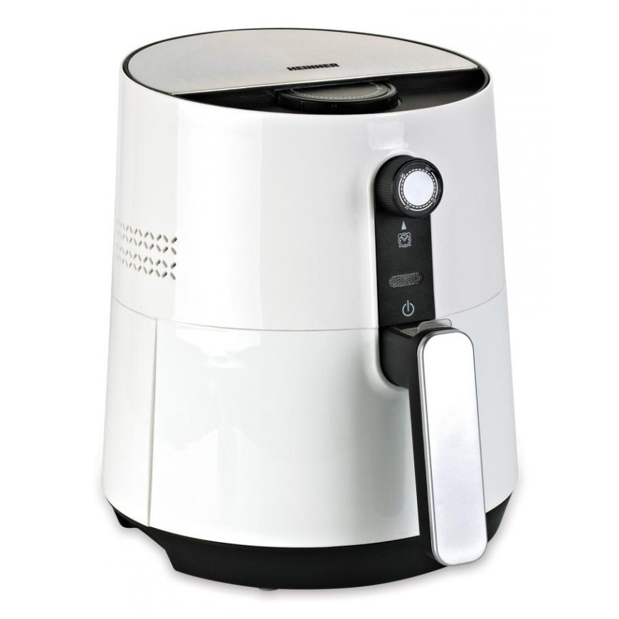 Heinner HAF-1300WH fritüür Üksik 2,6 l Eraldiseisev 1300 W Kuumaõhu fritüür Valge