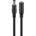 Goobay DC Extension Cable (5,5x2,5mm) 3 m, Black Goobay DC Extension Cable (5,5x2,5mm) 3 m, Black